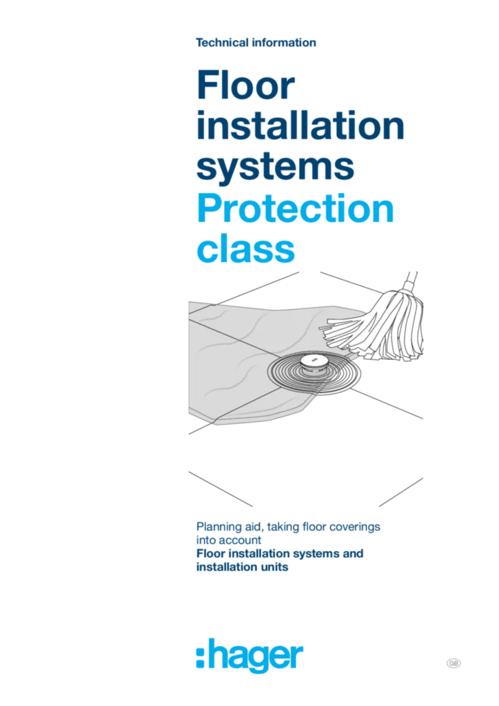 Bild Floor installation systems, Protection class | Hager Deutschland